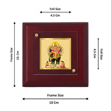 Load image into Gallery viewer, Diviniti 24K Gold Plated Vishwakarma Photo Frame For Home Decor Showpiece, Table Tops &amp; Gift (10 x 10 CM)
