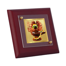 Load image into Gallery viewer, Diviniti 24K Gold Plated Shiva Parvati Photo Frame For Home Decor, Table Tops, Puja, Gift (10 x 10 CM)
