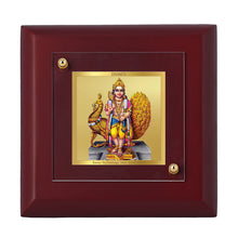 Load image into Gallery viewer, Diviniti 24K Gold Plated Karthikey Frame For Home Decor, Table Tops, Worship &amp; Festival Gift (10 x 10 CM)
