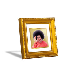 Load image into Gallery viewer, DIVINITI 24K Gold Plated Sathya Sai Baba Photo Frame For Home Decor, Gift (10 X 10 CM)
