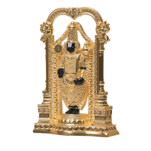 Load image into Gallery viewer, Diviniti Tirupati Balaji Idol for Home Decor| 24K Gold Plated Sculpture of Tirupati Balaji for Home, Office, Temple and Table Decoration| Religious Idol For Pooja, Gift
