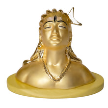 Load image into Gallery viewer, DIVINITI 24K Gold Plated Adiyogi Idol For Home Decor, Car Dashboard, Table, Luxury Gift (6.5 X 8.5 CM)
