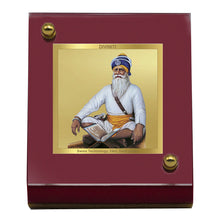 Load image into Gallery viewer, Diviniti 24K Gold Plated Baba Deep Singh Frame For Car Dashboard, Home Decor, Table Top (5.5 x 6.5 CM)
