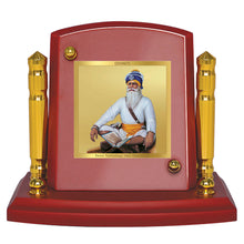 Load image into Gallery viewer, Diviniti 24K Gold Plated Baba Deep Singh Ji For Car Dashboard, Home Decor, Table (7 x 9 CM)
