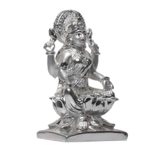 Load image into Gallery viewer, Diviniti Lakshmi Idol for Home Decor| 999 Silver Plated Sculpture of Lakshmi on Square Base| Idol for Home, Office, Temple &amp; Table Decoration| Religious Idol For Prayer, Gift
