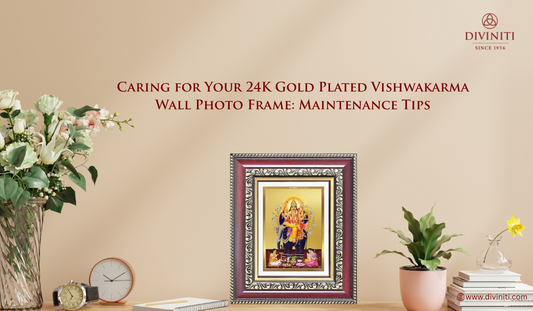 Caring for Your 24K Gold Plated Vishwakarma Wall Photo Frame Maintenance Tips