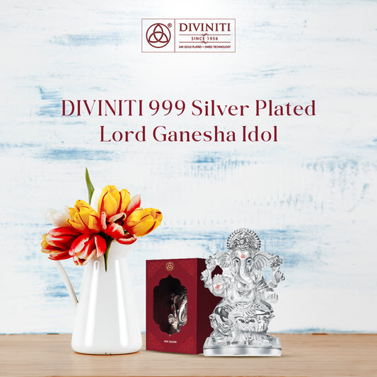 Elevate Your Space with Grace and Affordability: Silver Ganesha Idols