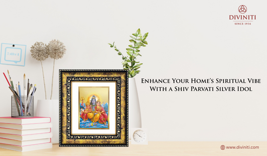 Enhance Your Home’s Spiritual Vibe With a Shiv Parvati Silver Idol