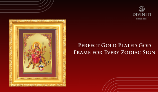 Perfect Gold Plated God Frame for Every Zodiac Sign