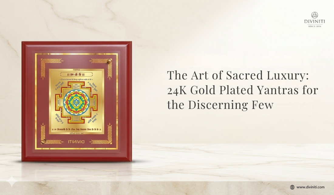 The Art of Sacred Luxury 24K Gold Plated Yantras for the Discerning Few