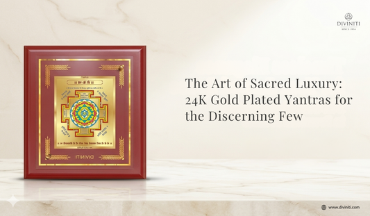 The Art of Sacred Luxury 24K Gold Plated Yantras for the Discerning Few
