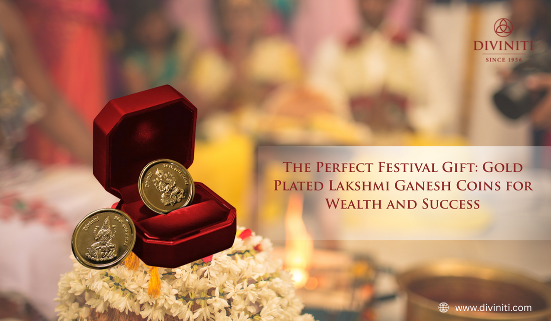 The Perfect Festival Gift Gold Plated Lakshmi Ganesh Coins for Wealth and Success