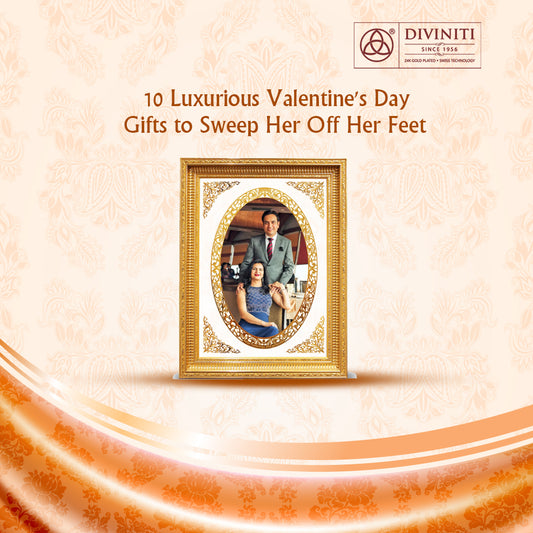 Celebrate Eternal Love with Exquisite 24 Carat Gold Plated Gifts