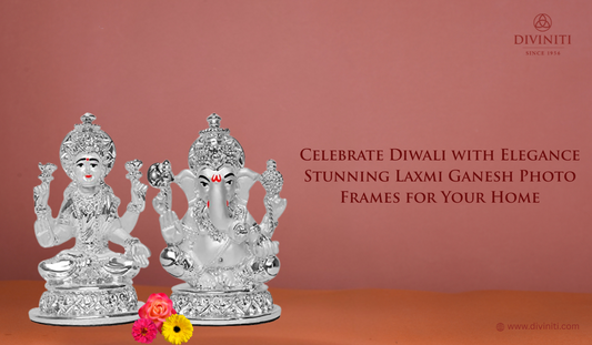 Celebrate Diwali with Elegance Stunning Laxmi Ganesh Photo Frames for Your Home