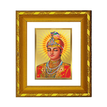 Load image into Gallery viewer, DIVINITI 24K Gold Plated Guru Harkrishan Photo Frame For Home Wall Decor, Premium Gift (15.0 X 13.0 CM)
