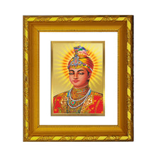 Load image into Gallery viewer, DIVINITI 24K Gold Plated Guru Harkrishan Photo Frame For Home Wall Decor, Premium Gift (15.0 X 13.0 CM)