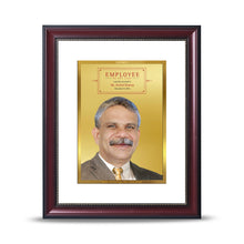 Load image into Gallery viewer, Customized Double Glass Frame With Image Printed on 24K Gold Plated Foil For Corporate Gifting