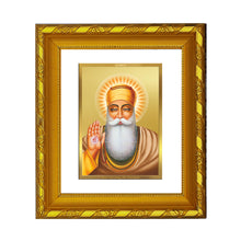 Load image into Gallery viewer, DIVINITI 24K Gold Plated Guru Nanak Photo Frame For Living Room Decor, TableTop, Prayer (15.0 X 13.0 CM)
