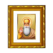 Load image into Gallery viewer, DIVINITI 24K Gold Plated Guru Nanak Photo Frame For Living Room Decor, TableTop, Prayer (15.0 X 13.0 CM)
