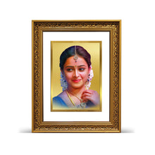 Load image into Gallery viewer, Diviniti Photo Frame With Customized Photo Printed on 24K Gold Plated Foil| Personalized Gift for Birthday, Marriage Anniversary &amp; Celebration With Loved Ones| DG 93 Size 5