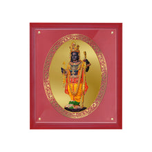 Load image into Gallery viewer, Diviniti 24K Gold Plated Ram Lalla Photo Frame for Home Decor, Wall Hanging Decor, Puja Room &amp; Gift (36.5 CM X 30.5 CM)