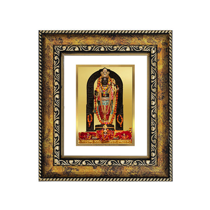 DIVINITI 24K Gold Plated Foil Ram Lalla Photo Frame for Home & Office Decor, Table Top, Wall Decor, Puja Room & Gift DG 113 Size 1 (17.7x15.9 CM)