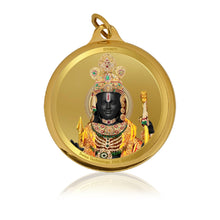 Load image into Gallery viewer, Diviniti 24K Gold Plated Ram Lalla &amp; Ram Mandir 18MM Double Sided Pendant For Men, Women &amp; Kids
