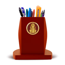 Load image into Gallery viewer, Diviniti Customized Pen Holder With 24K Gold Plated Divine Frame For University (12 x 14.5 CM)