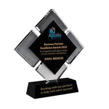 Load image into Gallery viewer, Customized Acrylic Trophy with Matter Printed For Corporate Gifting