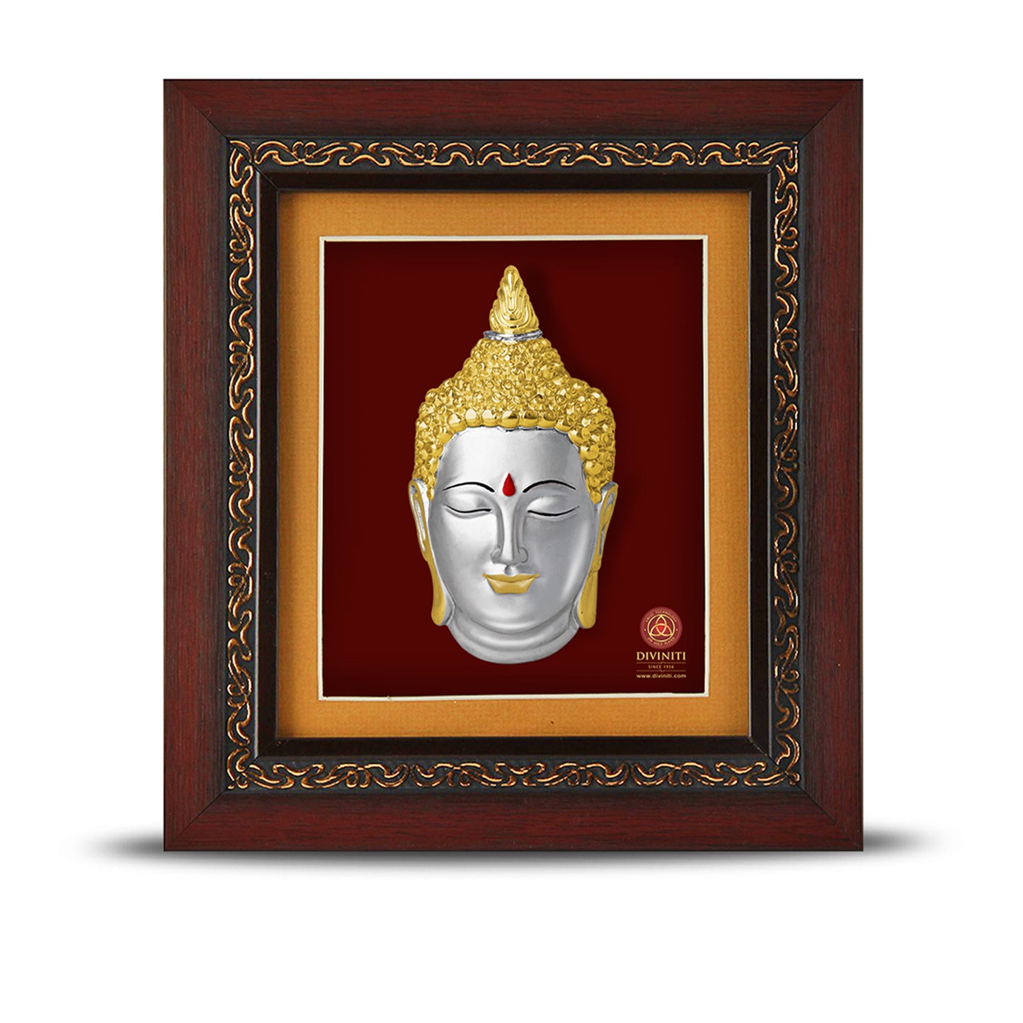 Customized 3D Memento With 999 Silver Plated Buddha For Corporate Gifting