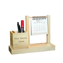 Load image into Gallery viewer, Diviniti Hanging Table Top Calendar With Customized Pen Holder For University