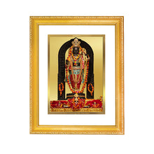 Load image into Gallery viewer, Diviniti 24K Gold Plated Ram Lalla Photo Frame For Home Decor, Table Decor, Wall Hanging, Puja Room &amp; Gift (20.8 CM X 16.7 CM)