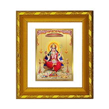 Load image into Gallery viewer, DIVINITI 24K Gold Plated Santoshi Mata Photo Frame For Home Decor, TableTop, Housewarming (15.0 X 13.0 CM)
