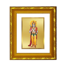 Load image into Gallery viewer, DIVINITI 24K Gold Plated Lord Ram Photo Frame For Home Wall Decor, Puja, Diwali Gift (15.0 X 13.0 CM)