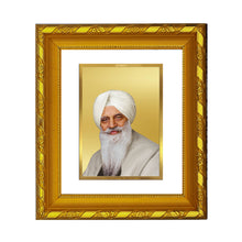 Load image into Gallery viewer, DIVINITI 24K Gold Plated Radha Swami Spiritual Photo Frame For Home Decor, TableTop (15.0 X 13.0 CM)
