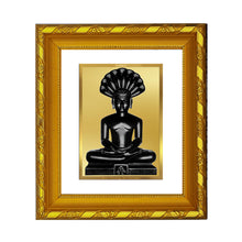 Load image into Gallery viewer, DIVINITI 24K Gold Plated Parshvanatha Religious Photo Frame For Home Wall Decor, Prayer (15.0 X 13.0 CM)