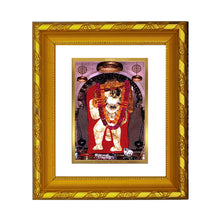 Load image into Gallery viewer, DIVINITI 24K Gold Plated Mahendipur Balaji Photo Frame For Home Decor, TableTop, Puja (15.0 X 13.0 CM)