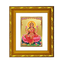 Load image into Gallery viewer, DIVINITI 24K Gold Plated Lakshmi Mata Photo Frame For Home Decor, Worship, Wealth (15.0 X 13.0 CM)

