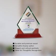 Load image into Gallery viewer, Customized MDF Trophy with Matter Printed For Corporate Gifting