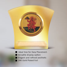 Load image into Gallery viewer, 24K Gold Plated Lord Hanuman Customized Photo Frame For Corporate Gifting
