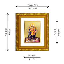Load image into Gallery viewer, DIVINITI 24K Gold Plated Vishwakarma Photo Frame For Home Decor, Living Room, Puja (15.0 X 13.0 CM)