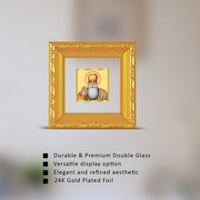 Load image into Gallery viewer, 24K Gold Plated Guru Nanak Customized Photo Frame For Corporate Gifting