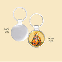 Load image into Gallery viewer, Diviniti 24K Gold Plated Ram Ji Key Chain with Metallic Ring (7.5 CM X 4.0 CM)