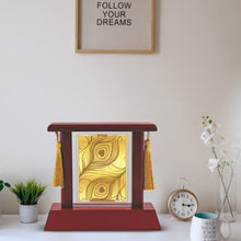Load image into Gallery viewer, Diviniti Customized Table Top with 24K Gold Plated Design Frame For University