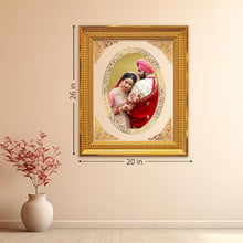 Load image into Gallery viewer, Diviniti Photo Frame With Customized Photo Printed on 24K Gold Plated Foil| Personalized Gift for Birthday, Marriage Anniversary &amp; Celebration With Loved Ones|DG 022 Size 4