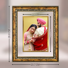 Load image into Gallery viewer, Diviniti Photo Frame With Customized Photo Printed on 24K Gold Plated Foil| Personalized Gift for Birthday, Marriage Anniversary &amp; Celebration With Loved Ones|DG 113 S2.5