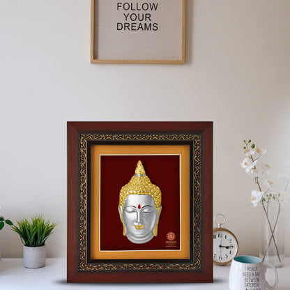 Customized 3D Memento With 999 Silver Plated Buddha For Corporate Gifting