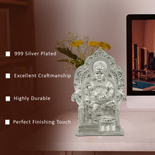 Load image into Gallery viewer, Diviniti 999 Silver Plated Kuber Idol for Home Decor Showpiece (17.5 X 12 CM)