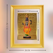 Load image into Gallery viewer, Diviniti 24K Gold Plated Ram Lalla Photo Frame For Home Decor Showpiece, Wall Decor, Table, Puja Room &amp; Gift (32.5 CM X 25.5 CM)
