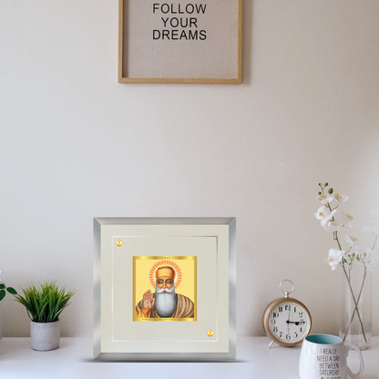 24K Gold Plated Foil Guru Nanak Dev Ji Customized Photo Frame For Corporate Gifting